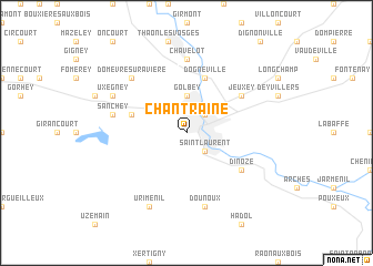 map of Chantraine