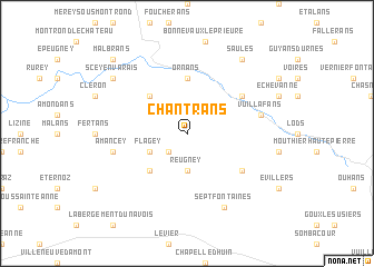 map of Chantrans