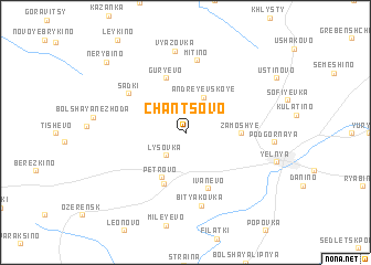 map of Chantsovo