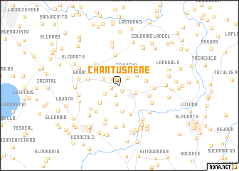 map of Chantusnene