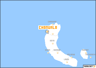 map of Chanūmla