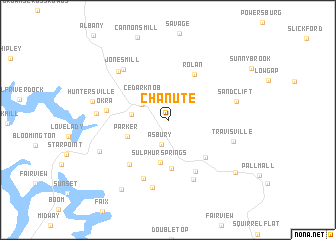 map of Chanute