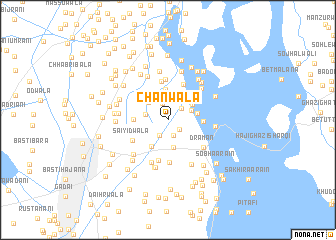 map of Chanwāla