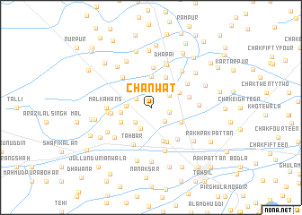 map of Chānwat