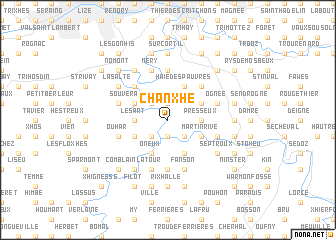 map of Chanxhe