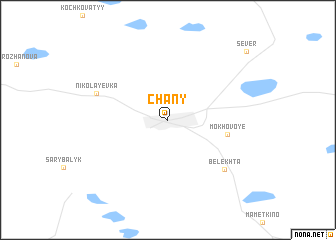map of Chany