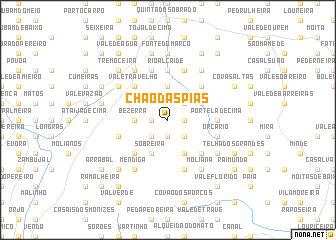 map of Chão das Pias