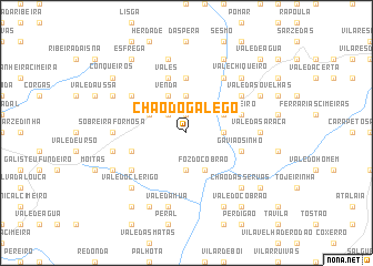 map of Chão do Galego