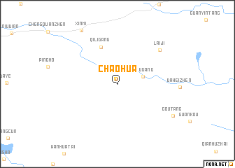 map of Chaohua