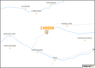 map of Chaona