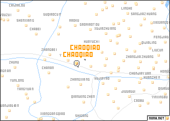 map of Chaoqiao