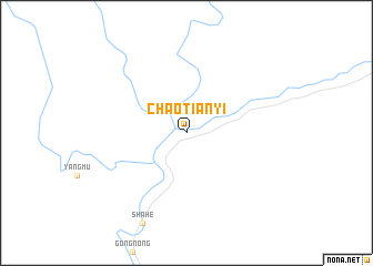 map of Chaotianyi