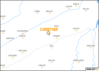map of Chaotian