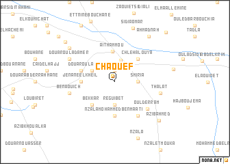 map of Chaouef