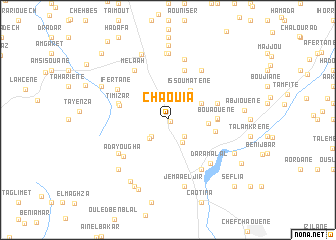 map of Chaouia
