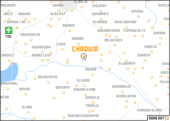 map of Chaouia