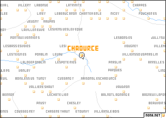 map of Chaource