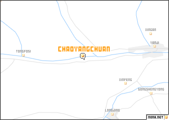 map of Chaoyangchuan