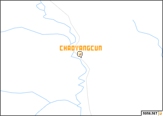 map of Chaoyangcun