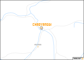 map of Chaoyangdi