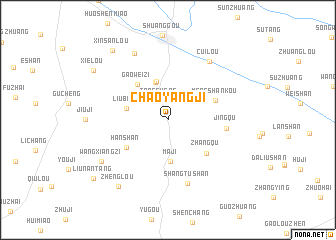 map of Chaoyangji