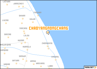 map of Chaoyangnongchang