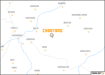 map of Chaoyang