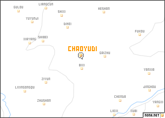 map of Chaoyudi