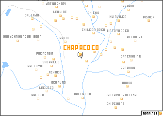 map of Chapacoco