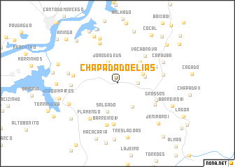 map of Chapada do Elias