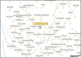 map of Chapadão