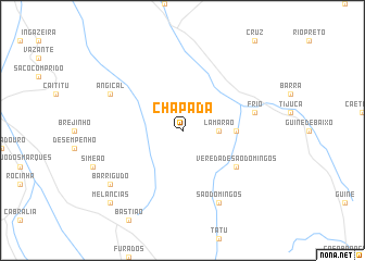 map of Chapada