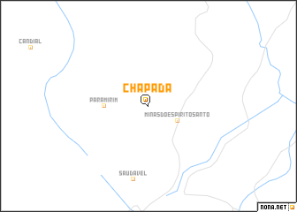 map of Chapada