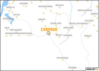 map of Chapada