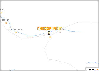 map of Chapaevskīy