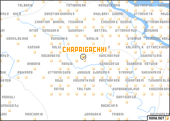 map of Chāpāigāchhi