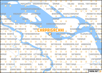 map of Chāpāigāchhi