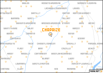 map of Chapaize