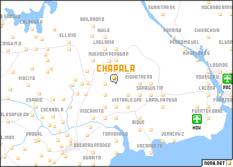 map of Chapala