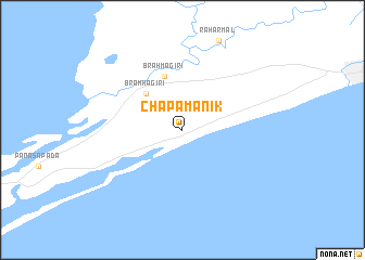 map of Chāpamānik
