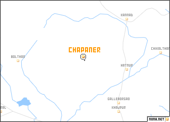 map of Chāpāner