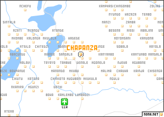 map of Chapanza