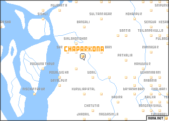 map of Chāpārkona