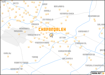 map of Chāpār Qal‘eh