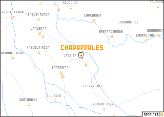 map of Chaparrales