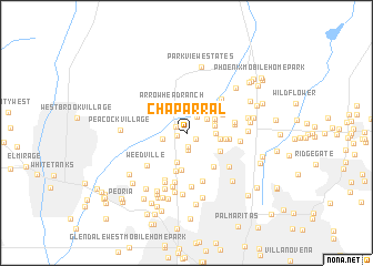 map of Chaparral