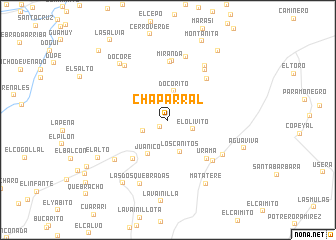 map of Chaparral