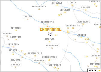 map of Chaparral