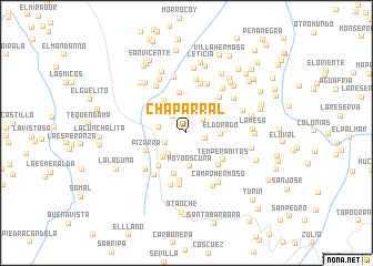 map of Chaparral