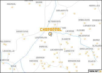 map of Chaparral